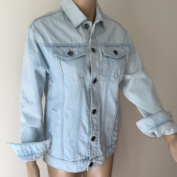 COTTON ON | AC/DC bleached denim jacket - Picture 4 of 12